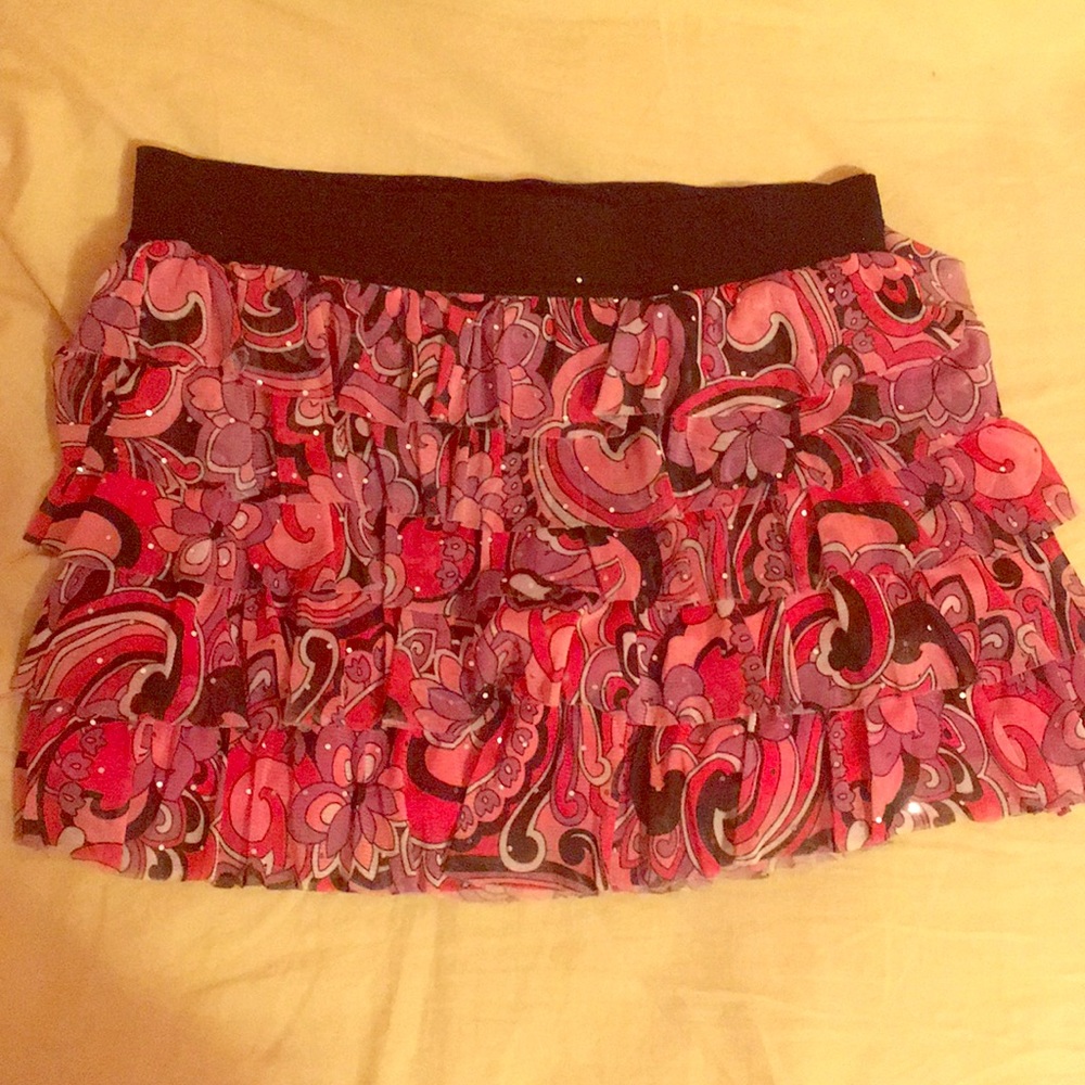 Justice patterned skirt